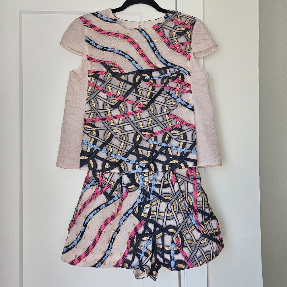 Peter Pilotto top and shorts set size S